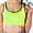 Green, variant on Running Sports Bra Women Pullover Bra Feature V-Neck Push-up Bra Style W-754 Gray M