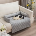 thumbnail image 1 of Cojín de felpa para sofá de mascotas, suministros para mascotas, cama para perros y gatos, cojín para mascotas, funda de colchón impermeable para mascotas, 1 of 6