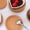 02_B【Coaster x1】, variant on Round Cork Coaster with Raised Rim, Absorbent Heat Insulating Trivet for Cups, Shockproof Table Protector for Kitchen Workspace Bar, 1, by IHXORA