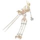 thumbnail image 1 of Long Hair Stick with Dangle Tassel for Bun Style 1 Set Chinese Hair Accessory, 1 of 2