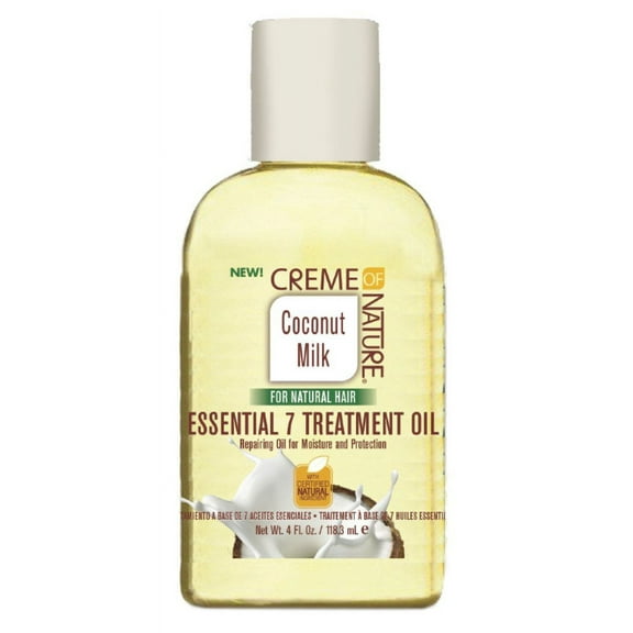 Creme Of Nature Coconut Milk Essential 7 Treatment Oil 4 Ounce (118ml) (6 Pack){{name}