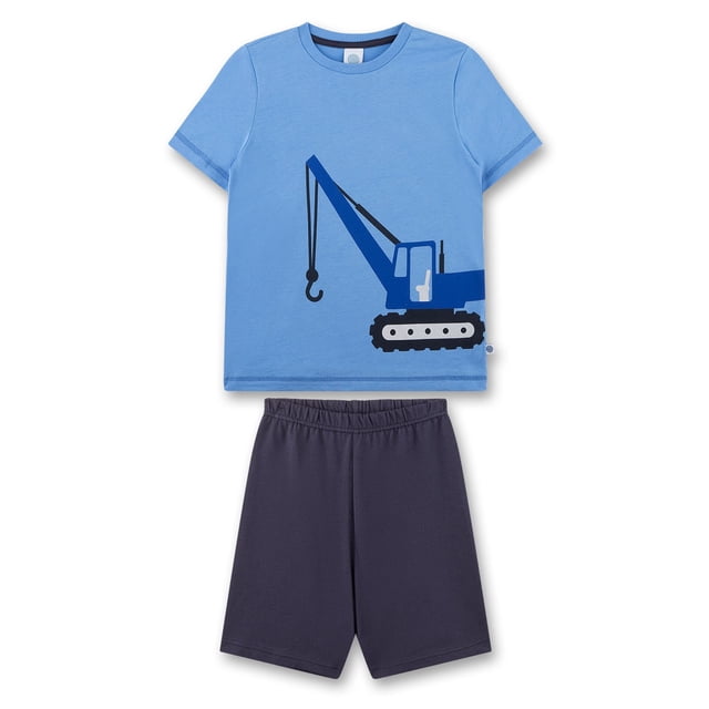 Sanetta pijama de niño - corto, Niños, ropa de dormir, pijamas, algodón Azul 128