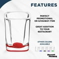 thumbnail image 2 of Square Shot Glasses by ARC 2 oz. Set of 10, Bulk Pack - Great for Weddings, Birthdays, Parties, Indoor & Outdoor Events - Red, 2 of 5