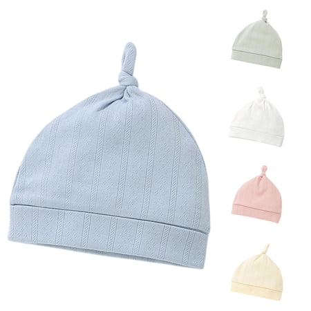 Afdoent Girl Hats Soft Baby Knot Hat Cap Adjustable Toddler For Boys Girls Travel Vacation