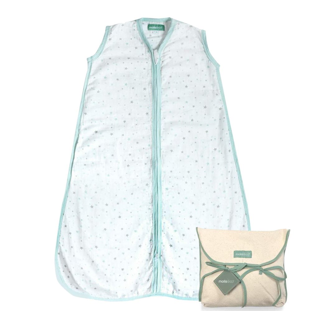molis&co Baby Sleep Bag Sack 100 Cotton. 1836 Months. Ideal for