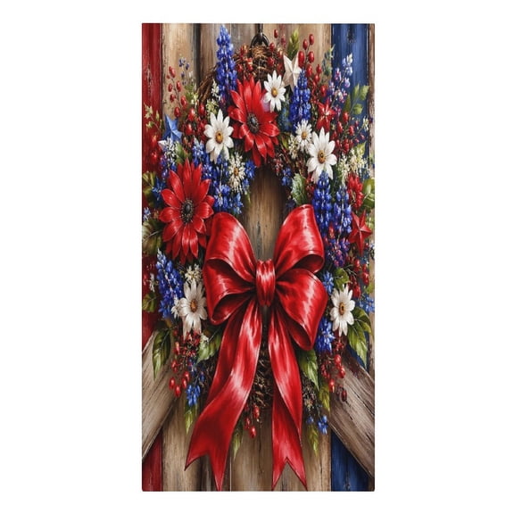 RKSupls Vintage Barn Patriotic Decor Microfiber Beach Towel Absorbent Compact Towels for Swimming Pool Beach Travel Things for Vacation Essentials Adult Gift,61.4×30.3Inch