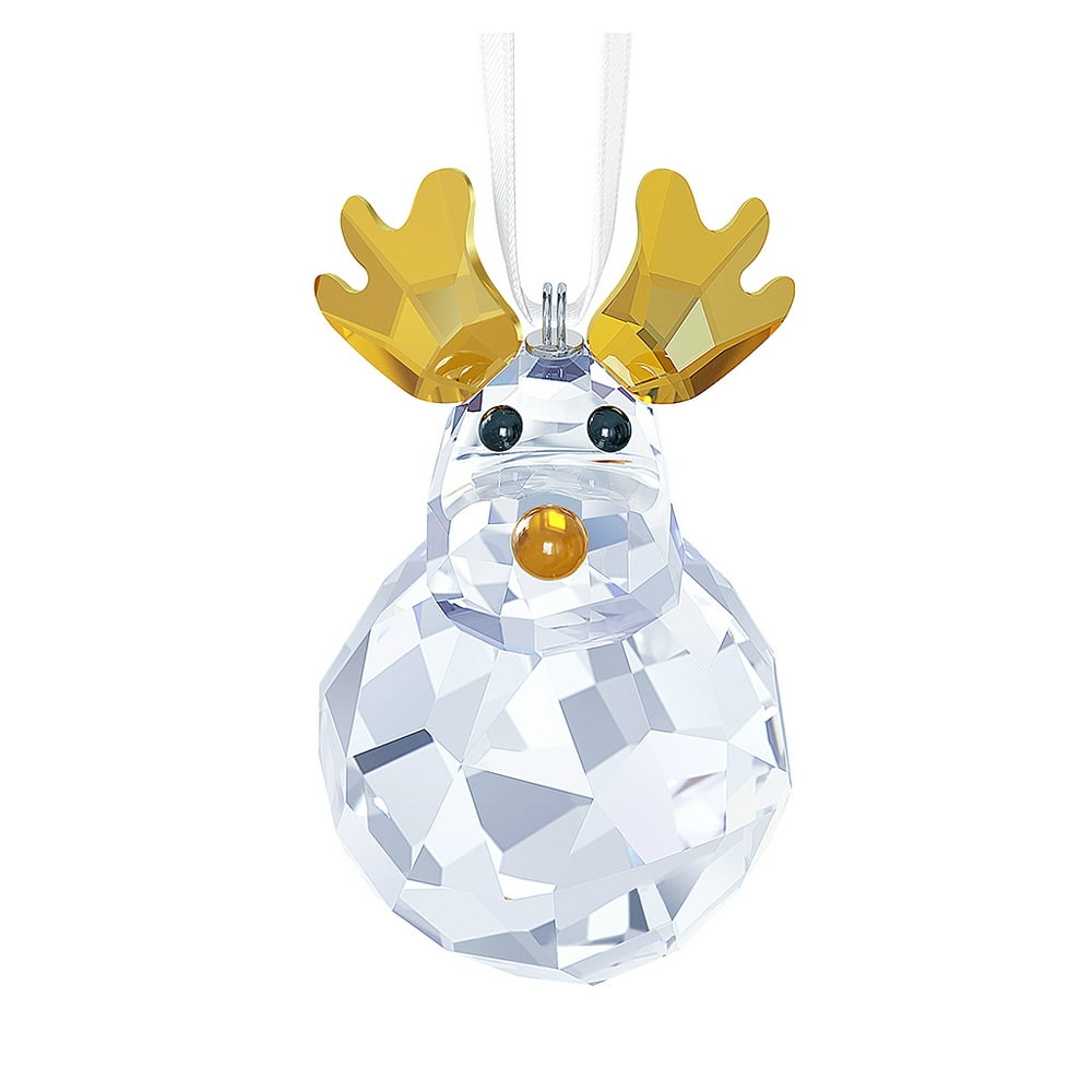 Swarovski Crystal Christmas Ornament ROCKING REINDEER 5189474