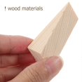 thumbnail image 3 of 5Pcs Door Stop Sturdy Wooden Door Stopper Practical Triangular Wedges Heavy Duty Door Wood Stopper Household Wedge Door Holder for Home Store Use Size, 3 of 4
