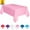 Pink, variant on Bxaolu Plastic Table Cloth Rectangle Table Protector 1 Pack, 6×4.5ft Tablecloth, Pink, Table Cloth for Disposable Use, Table Cover for Holiday Party, Gathering