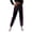 Black, variant on Womens Pants Casual Patent Leather Trousers Loose Fit Daily Pants With Pockets Casual Solid Color Cuffed Sports Sweatpants