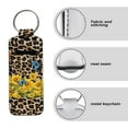thumbnail image 6 of Yuyamidu Leopard Print Chapstick Holder Keychain Reuseable Lipstick Sleeve Girls Women Sunflower Lip Balm Portable Pocket Butterfly Lip Gloss Tube Holder, 6 of 6