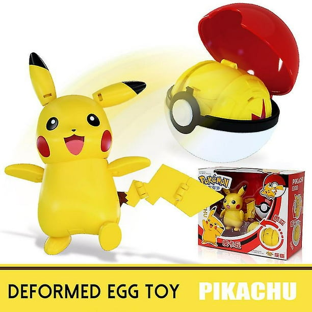 Pokemon Toys Set Pocket Monster Pikachu Deformed Action Figure