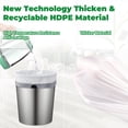thumbnail image 5 of 13 To 15 Gallon Trash Bags, Tall Kitchen Garbage Bags Drawstring, Ultra Strong Recyclable Trash Bags Unscented Trash Can Liners For Kitchen and Commercial 30 Count (Pake of 1), 5 of 8