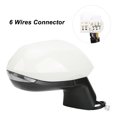 thumbnail image 1 of Power Heated White Side Mirror with Turn  forE210 2020 2022, 1 of 7