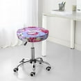 thumbnail image 7 of Round Bar Stool Seat Covers, Dragon Fruit Elastic Round Chair Cover Stool Seat Slipcover Bar Stool Cushions Round Pad for 12-14 inch, 7 of 7