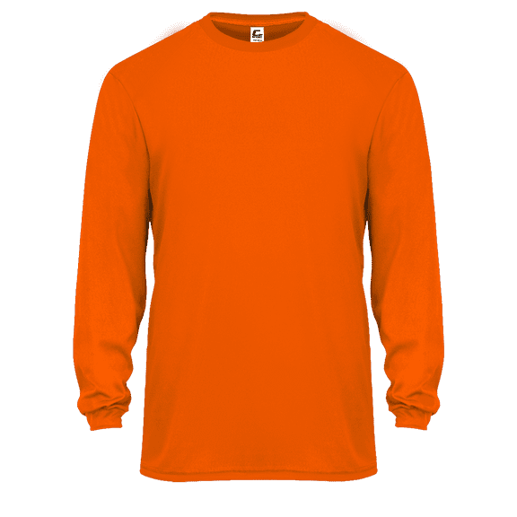 C2 L/S Tee - Safety Orange 2XL