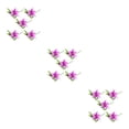 thumbnail image 3 of Yuarrent 5X flor artificial planta falsa decoración de boda calcomanía para el hogar tamaño compacto arreglo atractivo decoración de oficina Type1 NO1, 3 of 6