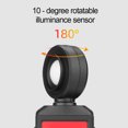 thumbnail image 4 of Xingzhi Light Meter Dust  Cover Button Portable Digital Illuminometer Skidproof Test Meters Detection Electrician Household Red 2, 4 of 8