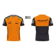 thumbnail image 4 of Traje de equipo de carreras de Fórmula 1 Tejido de alta calidad Ligero y transpirable Camisetas de manga corta con cuello redondo para hombres y mujeres Tops populares, 4 of 4