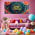 thumbnail image 7 of LUUFILx Asian Pacific American Heritage Month Celebration Banner Backdrop Decorations Event Signage Cultural Festival Photography Props Party Supplies, 7 of 7