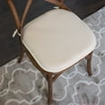 thumbnail image 3 of Memory Foam Honeycomb Non-Slip Chair Cushion Pad with Ties 6 Pack - Linen, 3 of 5