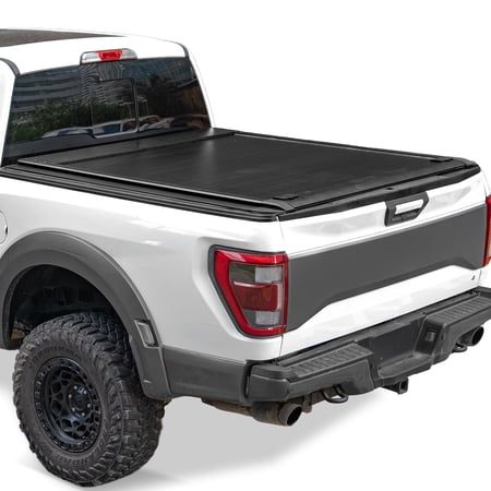 5.5ft Hard Folding Tonneau Cover for 2022-2026 Toyota Tundra,Flip-Up Low Profile Truck Bed Cover