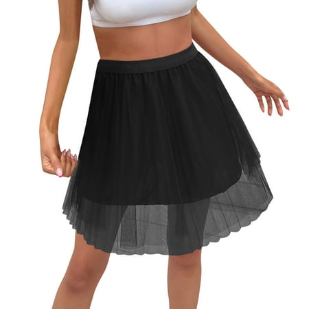 

HSMQHJWE Brown Leather Skirts For Women Pleated Skirts For Women Tulle Skirts For Women Short Adult Layered Short Prom Party Mini Skirt Lime Table Skirt