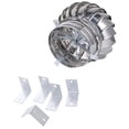 thumbnail image 4 of Ventilador de techo Macarena acero inoxidable 200 milímetros, 4 of 8