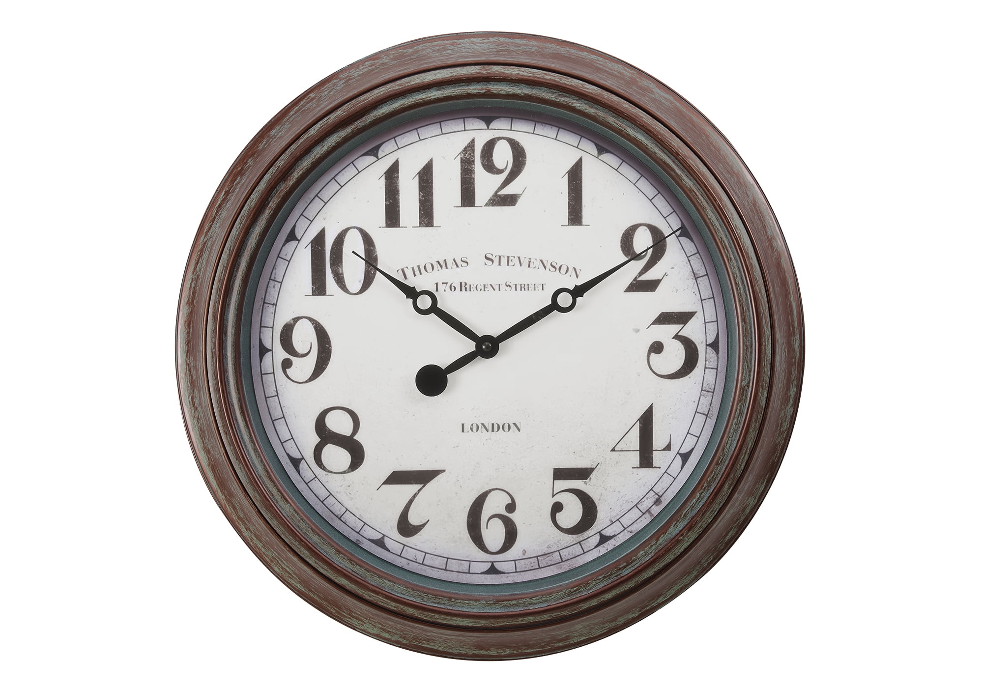 Clocks - 20" Round - Wall Clock - Antique Brown - Transitional