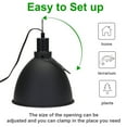 thumbnail image 7 of Aiicioo Dimmable Clamp Lamp Fixture - Deep Dome Lamp Fxiture for Reptiles and Amphibians Ceramic Socket Safety Cover 8.5Inch, 7 of 7