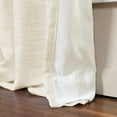 thumbnail image 4 of Linen Textured Pinch Pleat Curtain for Living Room, Room Darkening Window Curtain Panel for Bedroom, Privacy Drape with Double Layer (72 x 84 Inches, 1 Panel, Sand Beige) outdoor curtains, 4 of 7