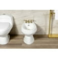thumbnail image 4 of Kingston Brass KB327ACL American Classic Three-Handle Bidet Faucet, Brushed Brass, 4 of 5