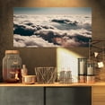 thumbnail image 1 of Sky above Dark Heavy Clouds - Contemporary Landscape Canvas Art, 1 of 3