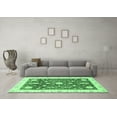 thumbnail image 3 of Ahgly Company Indoor Rectangle Abstract Emerald Green Modern Area Rugs, 7' x 10', 3 of 4