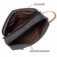 thumbnail image 3 of Neceser cosmético HUOGUO de lona impermeable para hombre y mujer, 3 of 5