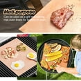 thumbnail image 2 of Copper Grill Mats for Outdoor Grill -Set of 5 Nonstick BBQ Grill Mat 15.75 x 13", Reusable & Heavy Duty Under Grill Mat, Oven Liner, Works for Gas, Charcoal, Electric Grill, 2 of 5