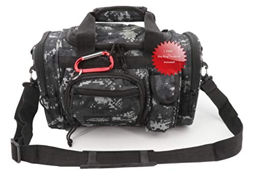 NPUSA Mens 30 Inch Molle Tactical Shoulder Strap Travel Bag Key Ring Carabiner