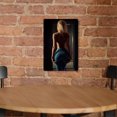 thumbnail image 3 of Plantillas De Dibujo De Pared De Pintura De Hierro Para Cartel De Chica Sexy Chic Retro Resistente A La Intemperie Para El Hogar Likrtyny Arte Deco, 3 of 9