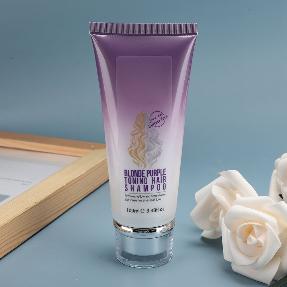 100ml Purple Shampoo Mat Yellow Bleaching Shampoo Bleaching Shampoo Care  Cream Hair Styling Bleaching