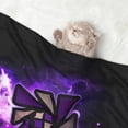 thumbnail image 2 of Lsque Geometry Dash Pattern Waterproof Throw Blanket Pet Blanket for Dogs & Indoor Cats, Washable - Shaggy Plush Calming Long Faux Fur & Velvet Dog Blanket -, 2 of 8