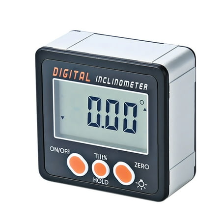 

Electronic Protractor Digital Inclinometer 0-360 Digital Magnets Angle Base Tool Meter Measuring Bevel Gauge Box