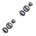 thumbnail image 3 of QualitChoice Bicycle Earphone Bicycle Bearing Conical One-Piece Conical Tube black 2Set, 3 of 6