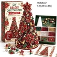 thumbnail image 2 of DIY Beaded Christmas Tree Kit - 3D Crystal Beaded Xmas Tree Craft Set with Colorful Beads, Ornaments & Angel Topper - Tabletop Holiday Home Decor, Christmas Gift, 2 of 7