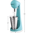 thumbnail image 7 of OVENTE Classic Milkshake Maker Machine 2 Speed with 15.2 Oz Stainless Steel Mixing Cup, Compact & Easy Clean Drink Mixer Blender, 7 of 7