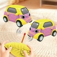 thumbnail image 5 of 4Pcs Remote Control Car Under $5! Yannianjz Q Cute Banana Remote Control Car, Fruit Shaped Light Up Toy Car with 4WD, Cartoon RC Car forkidsboysGirls, Battery Operated Remote Control Vehicle, 5 of 9
