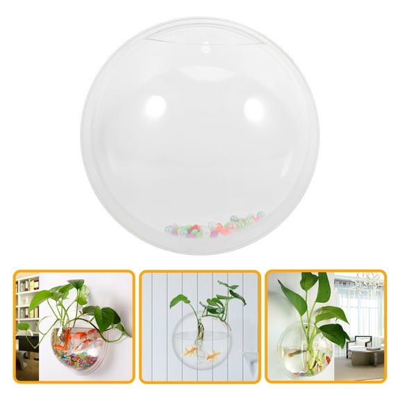 Toyandona Premium Acrylic Wall Mounted Fish Tank with Transparent Design for Fish