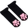 thumbnail image 1 of Calcetines novedosos para mujer, lindos calcetines con almohadillas de pata de gato, calcetines de cosplay de Lolita con garra de gatito en 3D, calcetines altos hasta el muslo para mujeres, 1 of 6