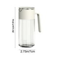 thumbnail image 3 of Vacemry Under $5 Glass Oil Dispenser, Leakproof Automatic Opening Closing Oil Can, Large Capacity Kitchen Spice Bottle for Cooking, Drip Free Pouring Jug for Salad Frying, 3 of 6