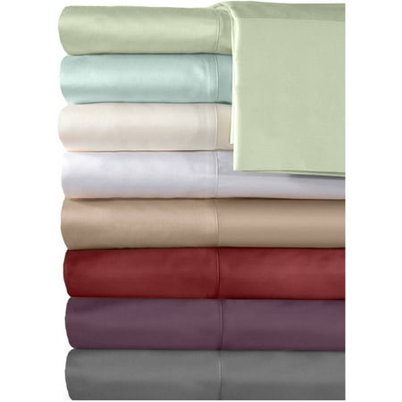 Organic Cotton Sateen Pillow Cases - Veratex, Inc. Supreme Sateen 500-Thread Count Solid Pillowcases, 2pk