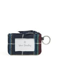 thumbnail image 2 of Vera Bradley Women's  Cotton Zip ID Case Tartan Plaid, 2 of 4